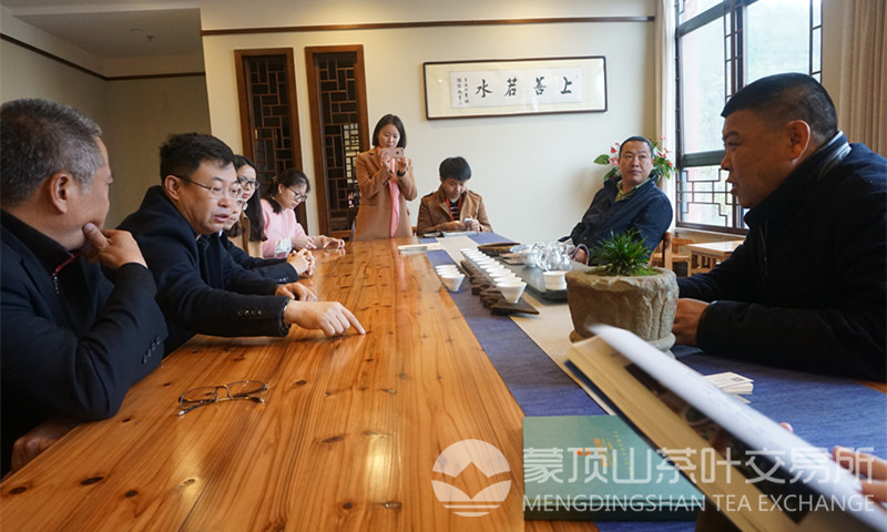 【四川新闻网】蒙顶山茶叶交易所总裁傅元森一行赴武夷山市调研